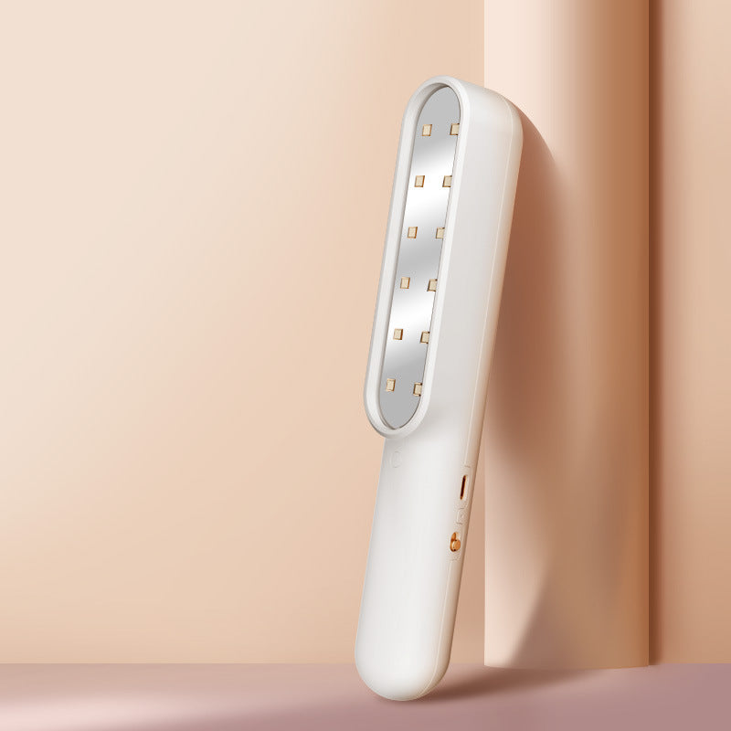 Ultraviolet ray Sterilization Lamp Light Disinfection Portable UV Hand-Held Household Travel Small Sterilization Lamp Sterilizer White Q1pc