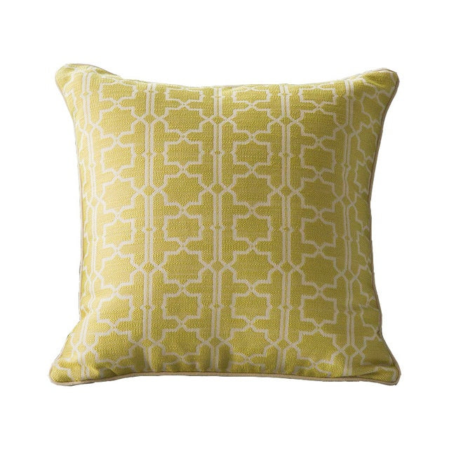 American living room throw pillow Yellow 50x50cm