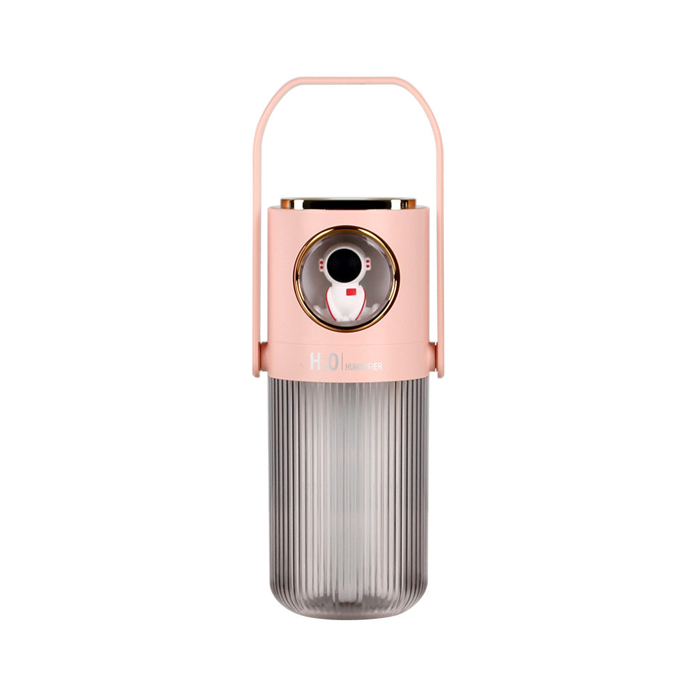 HOMEFISH 2023 New Arrival 300ml Humidifier 2000mah Battery Operation Air Humidifier For Bedroom Pink