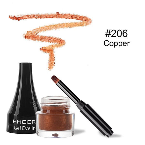 Brown Novice Makeup Black Eye Liner Makeup Makeup Copper