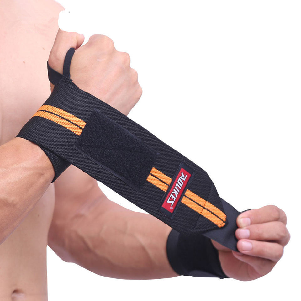 Fitness Band Wristband Bandage Sports Gloves Orange