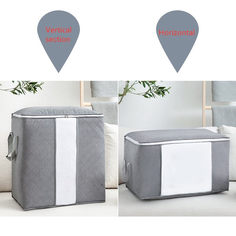 Quilt storage bag clothes quilt storage bag Light Grey