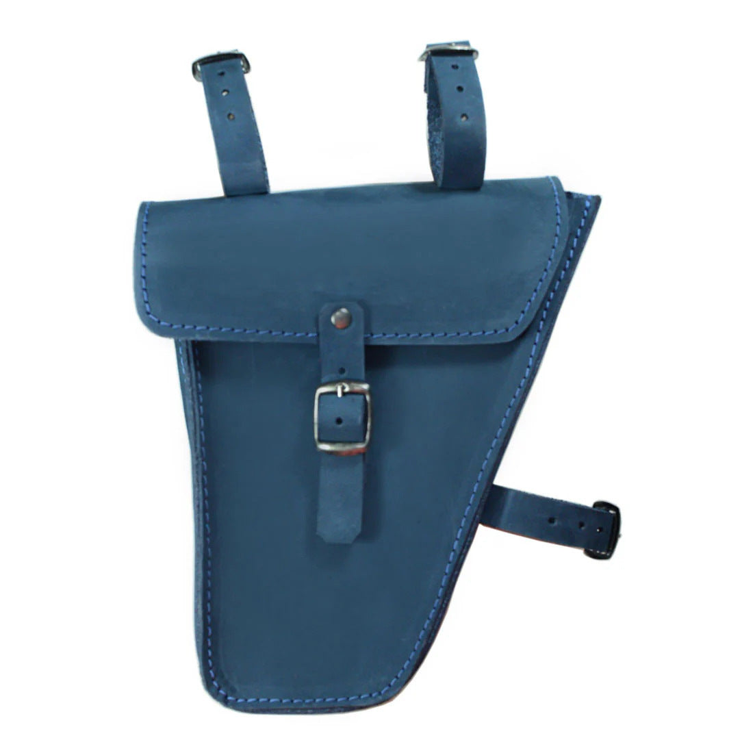 European And American Cycling Outdoor Bicycle Triangle Change And Mobile Phone Bag Blue