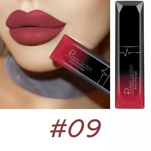 Makeup matte matte lip gloss lipstick 09color