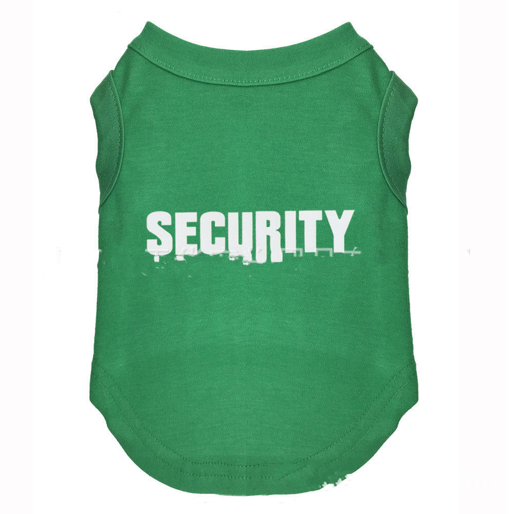 Pet clothing Green