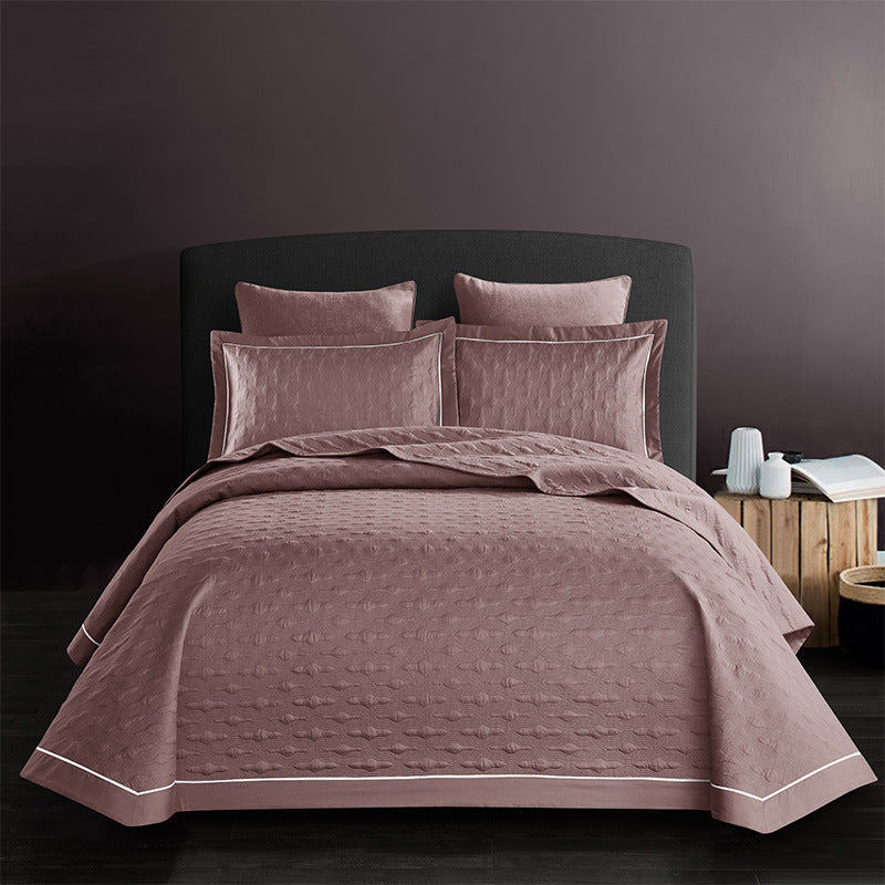 Twill cotton bed sheet Bean paste 245x250