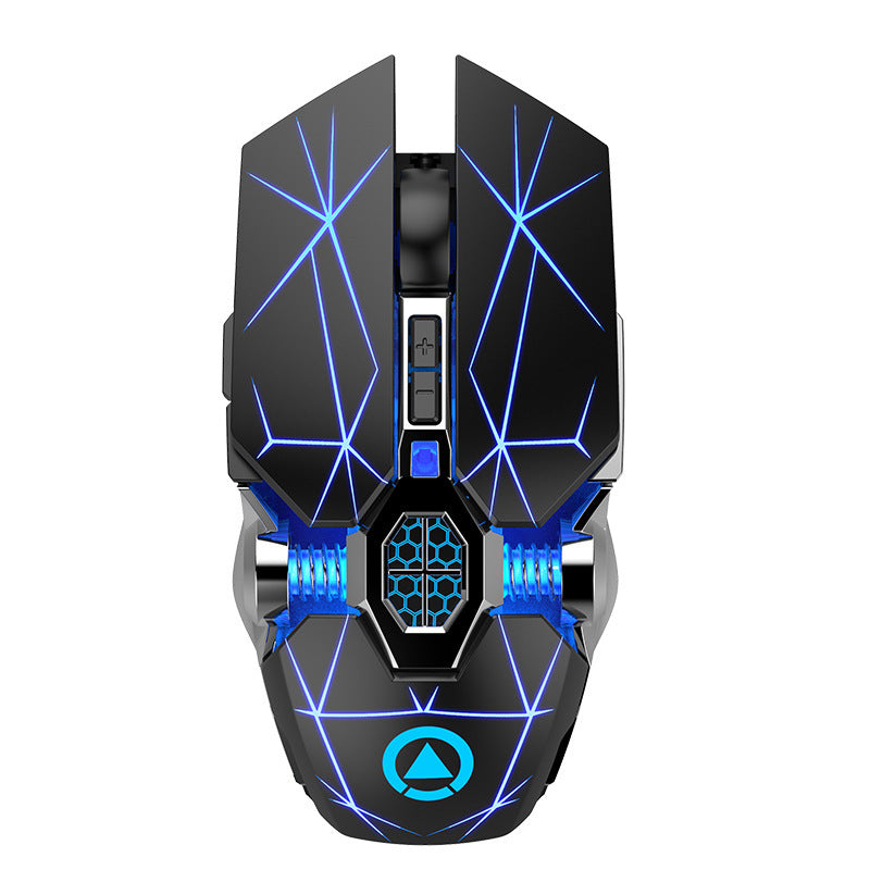Silver Eagle A7 Silent Silent Rechargeable Wireless Mouse Computer Accessories Black