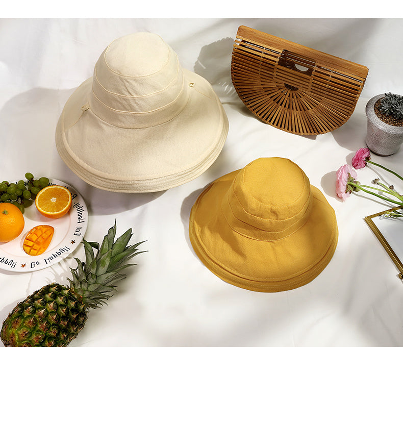 Foldable double-sided sun hat