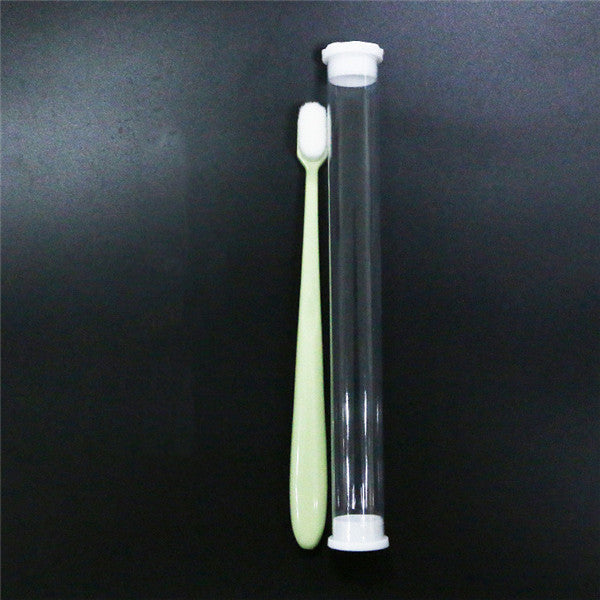 Micron Soft Toothbrush Green flat head