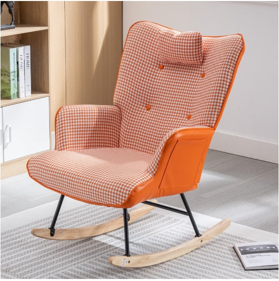 Fabric Rocking Chair In The Nursery