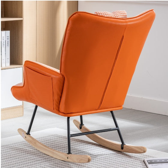 Fabric Rocking Chair In The Nursery