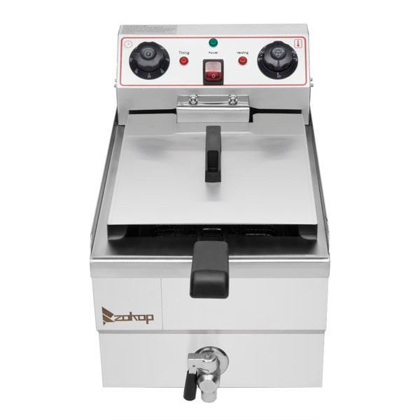 US EH101V-Electric Fryer Silver