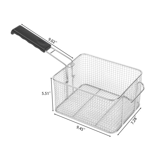 US EH101V-Electric Fryer Silver