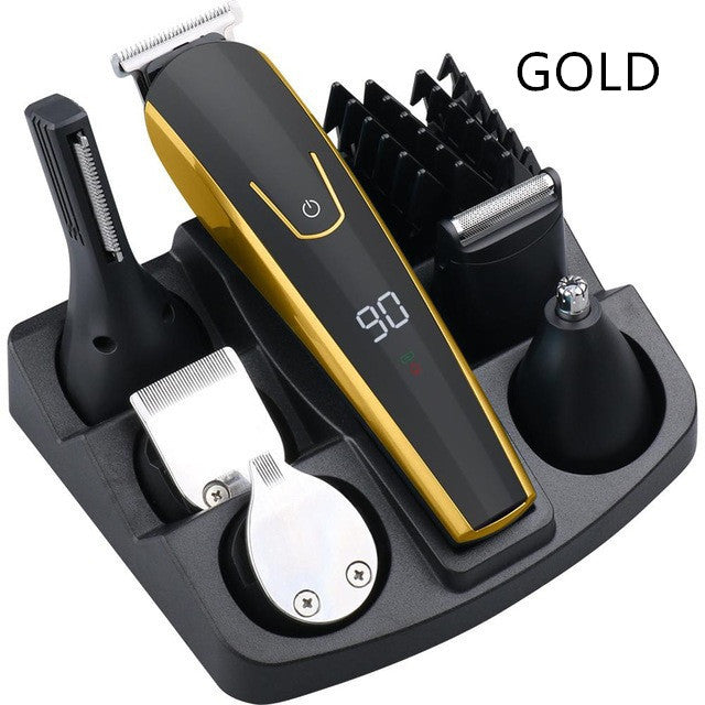 Hair trimmer electric clipper shaver beard shaving machine Golden