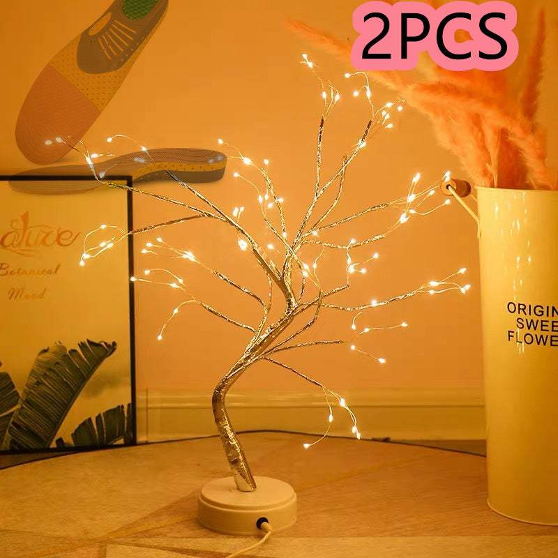 Led Copper Wire Light Bedroom Light Rice grains 2PCS