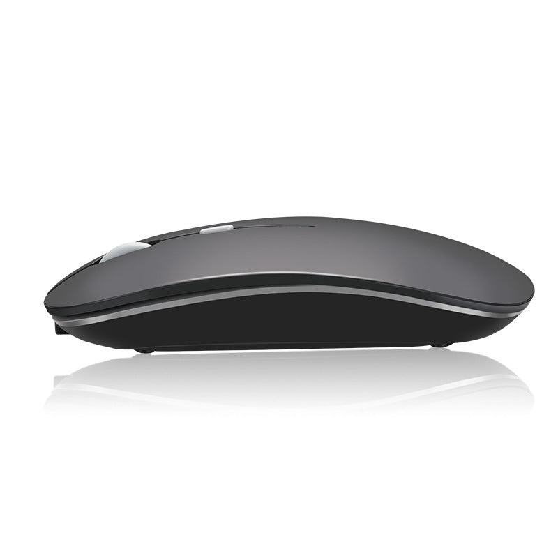 Compatible with Apple, Ipad Wireless Bluetooth Mouse For Rechargeable Laptop Black