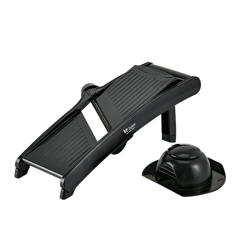 Multifunctional Chopping Artifact Rotating Adjustment Grater Kitchen Supplies Black