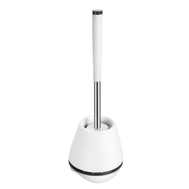 Toilet cleaning brush set round-bottomed toilet brush White