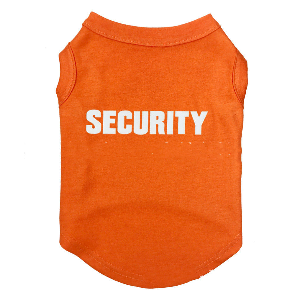 Pet clothing Orange