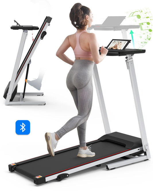 Walking Pad Under Desk Treadmill For Home Office -2.5HP Walking Treadmill 0.5-7.5MPH Capacity Treadmill For Walking Running Remote Control Batteries