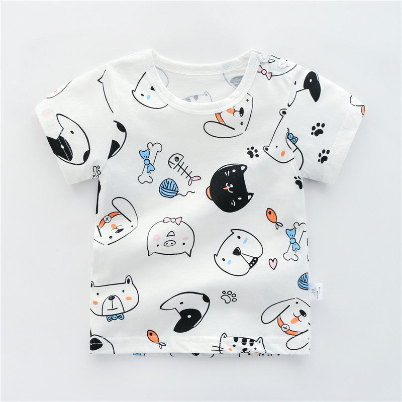 Children's cotton T-shirt 6 Style