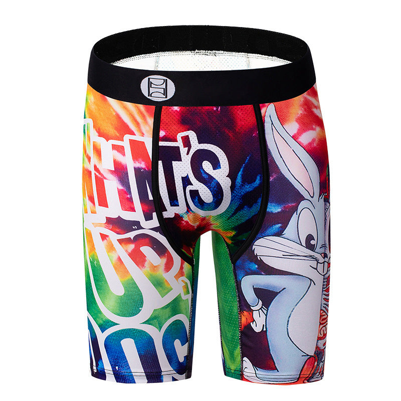 Cartoon Printed Boys Boxers Men Sports Underwear P9