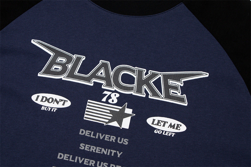 Letter Print Short-sleeve T-shirt Men