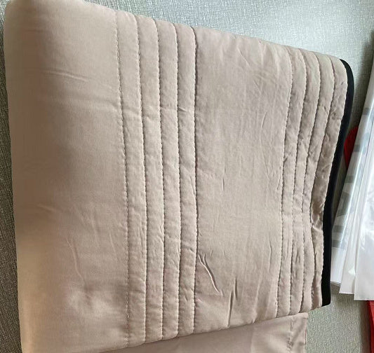 Cooling Blankets Pure Color Summer Quilt Plain Summer Cool Quilt Compressible Air-conditioning Quilt Quilt Blanket Camel