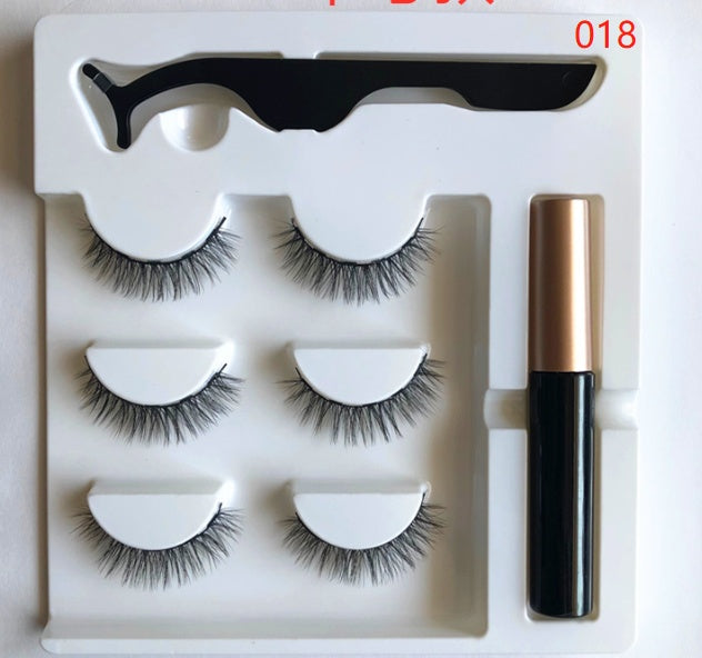 Magnetic false eyelashes 018