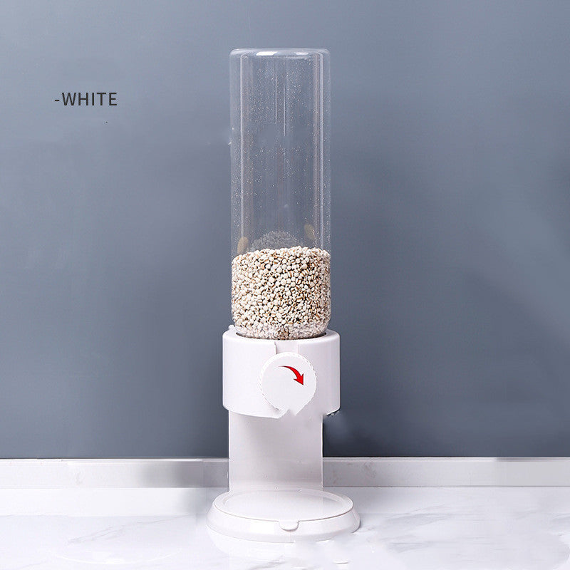 Food Kitchen Storage Bottles Seal Storage Bottles Grains Storage Box Dispenser Container Bocal En Verre Airtight Container White