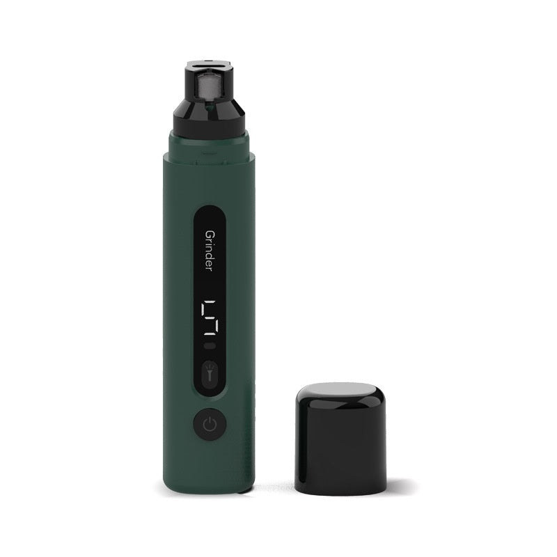 Dog Nail Grinder Electric Pet Nail Trimmers Rechargeable Cat Nail Grinders Super Quiet With 5-Speed Setting For Small Medium Large Dogs Cats Claw Care Pet Products Deep Green