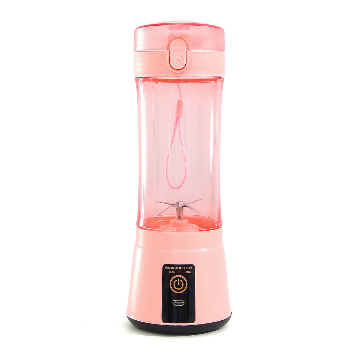 Portable Electric Fruit Juicer Wireless USB Rechargeable Mini Mixer Multifunction Summer Smoothie Blender Machine Kitchen Supplies Pink USB