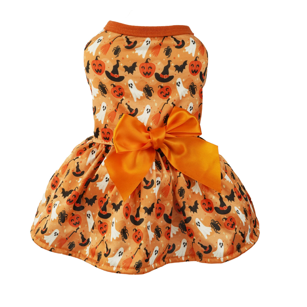 Pet Clothes Halloween Party Dress Orange