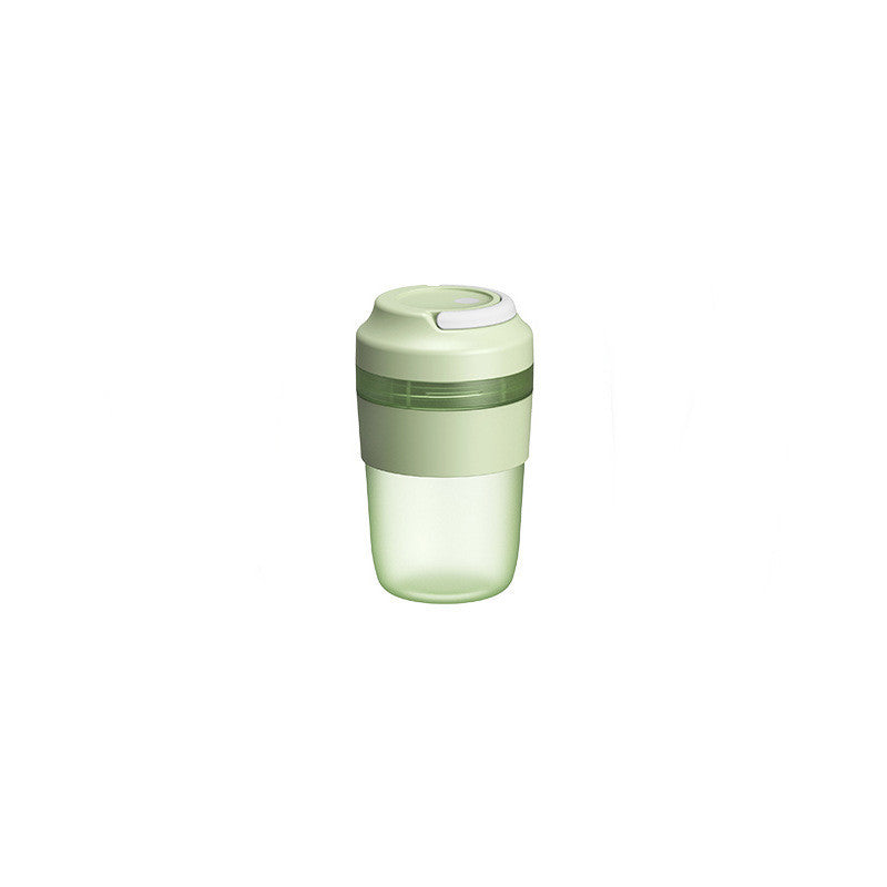 Portable Blender Juicer Cup Rechargeable With 4 Blades For Shakes And Smoothies Maker 400ml Fresh Fruit Mixer Juicer Cup Green USB