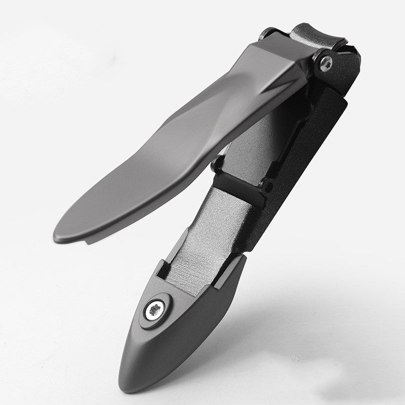 Anti-splash Stainless Steel Nail Clippers Peptideplated gun grey