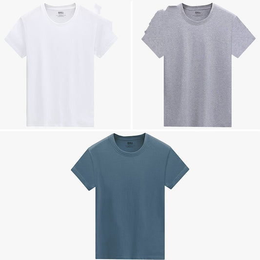White short sleeve t-shirt men
