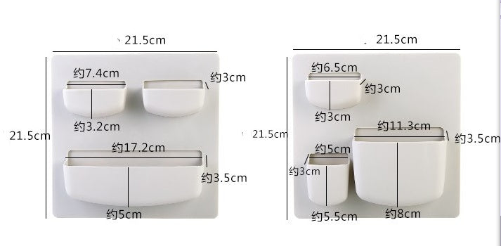 Multi-Function Punch-free Wall Hanging Storage Rack Kitchen Tools