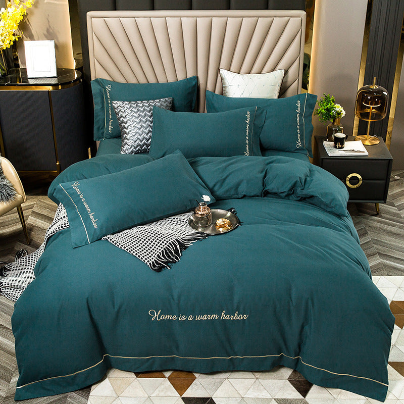 Brushed bedding Green
