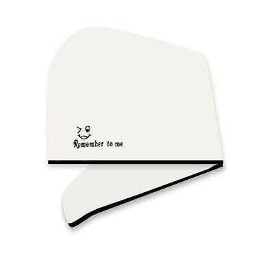 Coral Fleece Embroidered Hair Dryer Cap Smile
