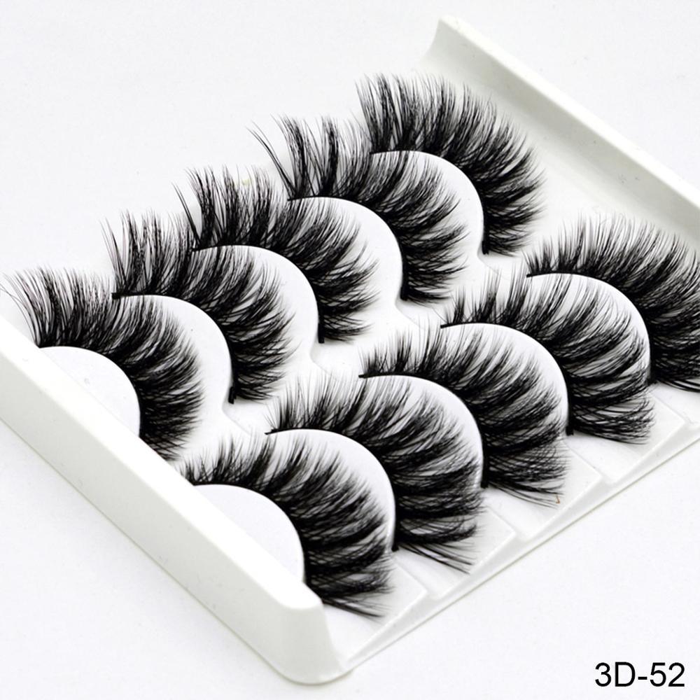 Handmade chemical fiber false eyelashes 3D 52