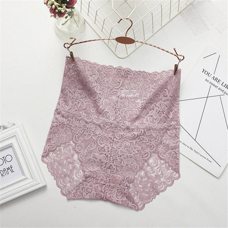 Women Sexy Lace Underwear Light purple