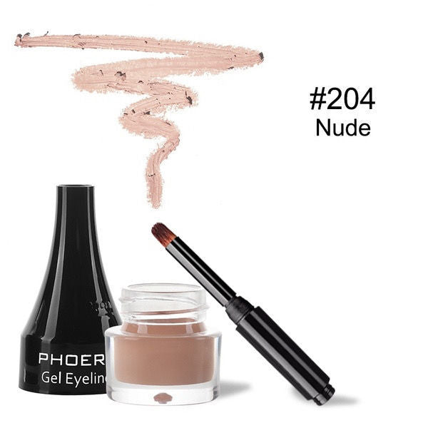 Brown Novice Makeup Black Eye Liner Makeup Makeup Nude
