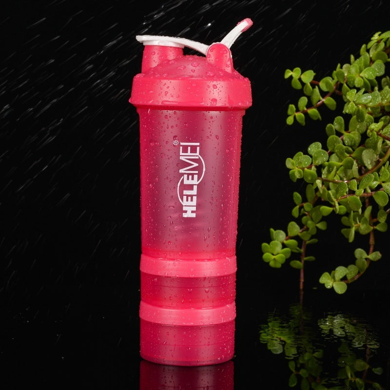 Frosted shaker cup Rose red 600ML