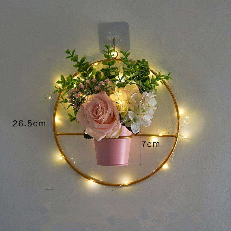 Nordic ins light luxury soft decoration with wall decoration bedroom creative furnishing set wall hanging wall decoration 6Style