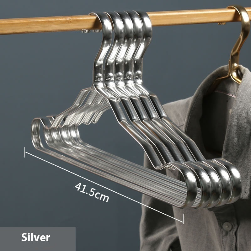 Bold Aluminum Alloy Multifunctional Hanger Silver