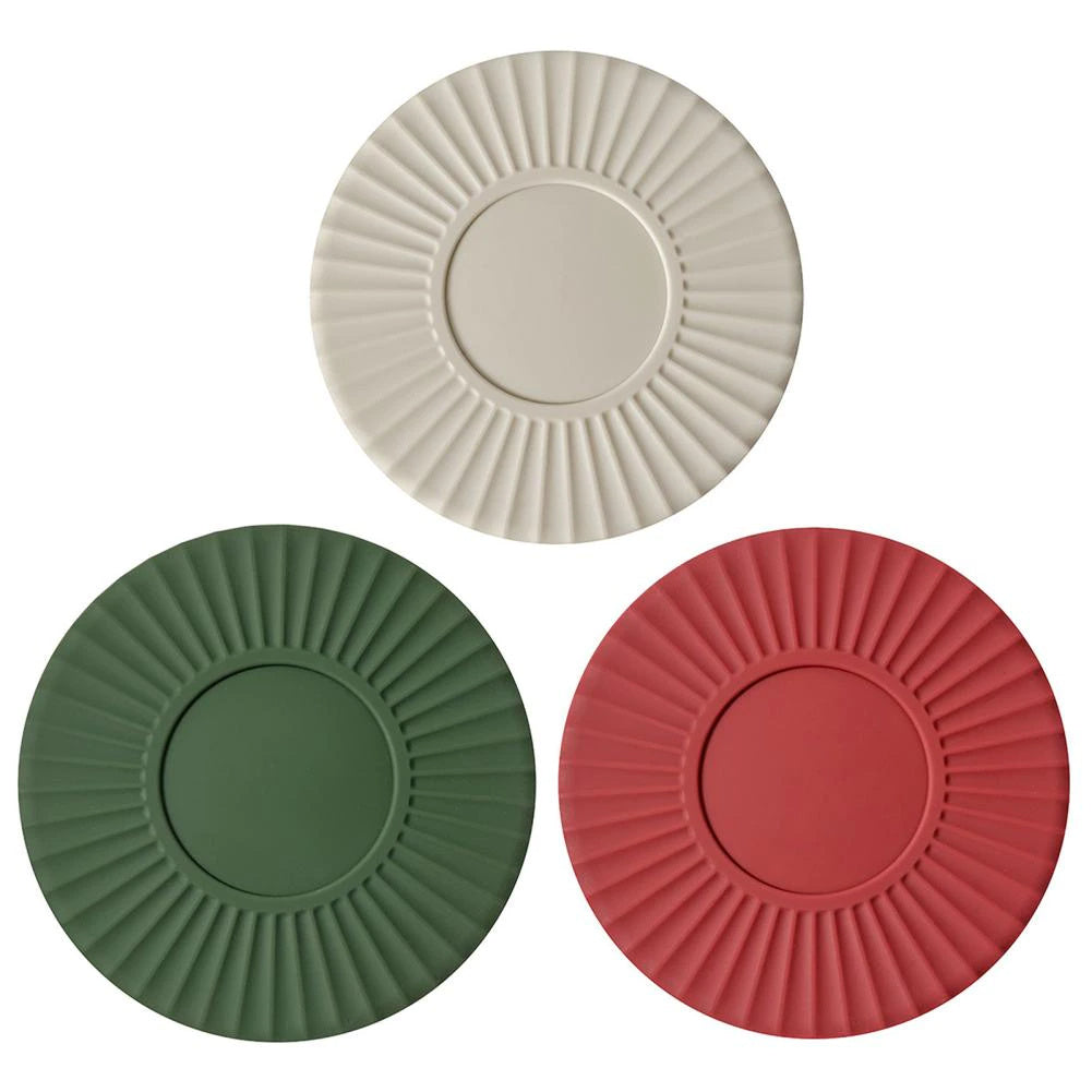 Non-slip Silicone Dining Table Placemat Kitchen Accessories Mat Cup Bar Drink Coffee Mug Pads, Heat Insulation Coasters, Drink Cup Mat For Bar Kitchen And Patio Tabletop 3Pcs