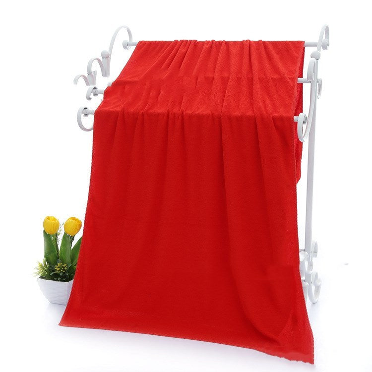 Absorbent Microfiber Bath towels Rouge