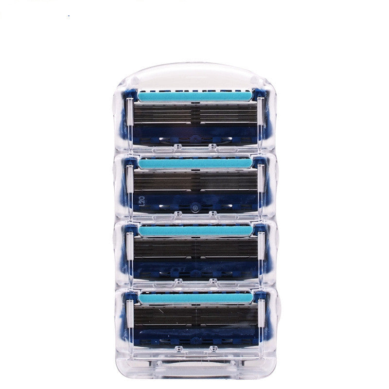 4-blade razor for men Blue
