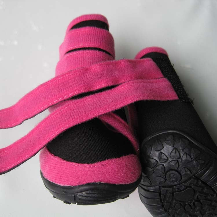 Big Dog Shoes Four Seasons Pet Dog Shoes Pink