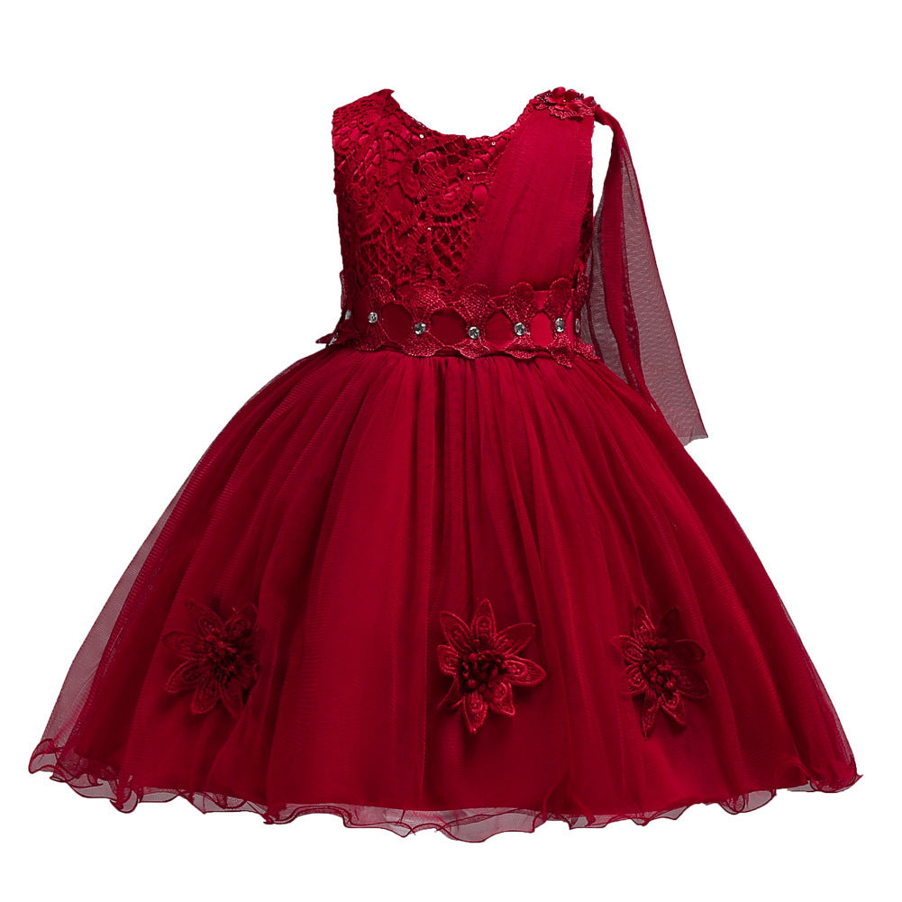 baby girl dress Claret